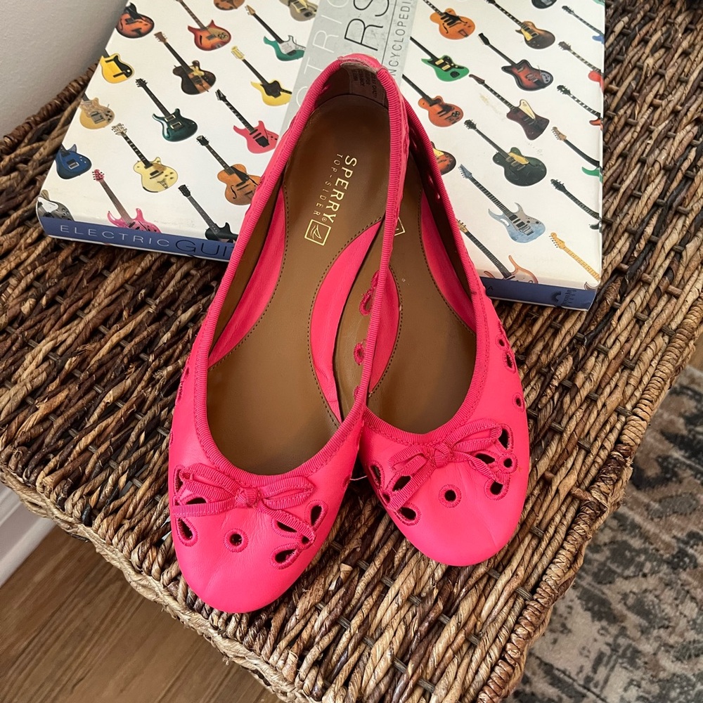 Sperry Pink Flats Comfortable Slip-On Loafers